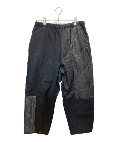 THRIFTY LOOK（スリフティールック）THRIFTY LOOK (スリフティールック) PATCH WORK EASY PANT CPZ2031102A0004 ブラック サイズ:ONEの古着・服飾アイテム