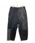 THRIFTY LOOK（スリフティールック）の古着「PATCH WORK EASY PANT CPZ2031102A0004」｜ブラック