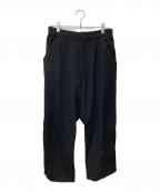 COMME des GARCONS HOMME PLUSコムデギャルソンオムプリュス）の古着「ウールパンツ PP-04017S」｜ブラック