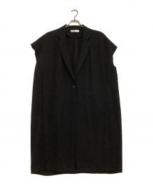 Col Pierrot（コルピエロ）の古着「Georgette Long Vest」｜ブラック