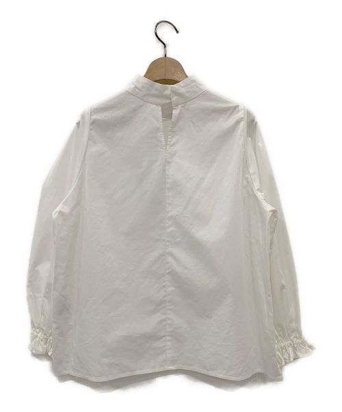 Col Pierrot（コルピエロ）col pierrot (コルピエロ) スタンドカラーブラウス ホワイト サイズ:38の古着・服飾アイテム