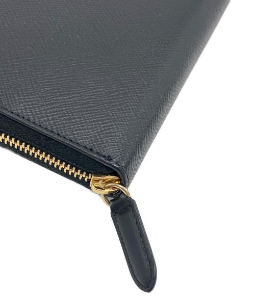 SMYTHSON（スマイソン）SMYTHSON (スマイソン) Panamaレザージップパース L ブラックの古着・服飾アイテム