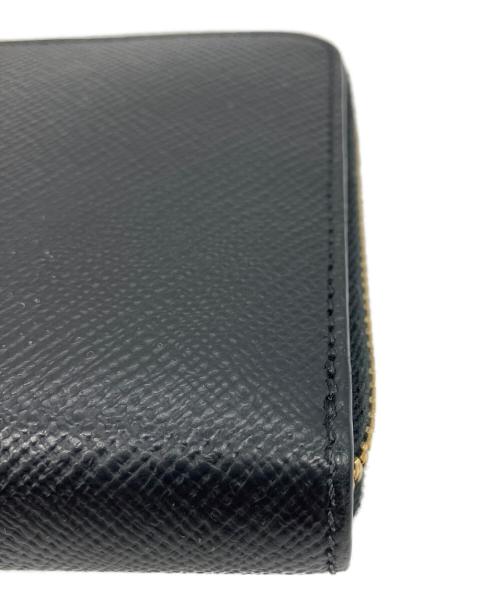 SMYTHSON（スマイソン）SMYTHSON (スマイソン) Panamaレザージップパース L ブラックの古着・服飾アイテム