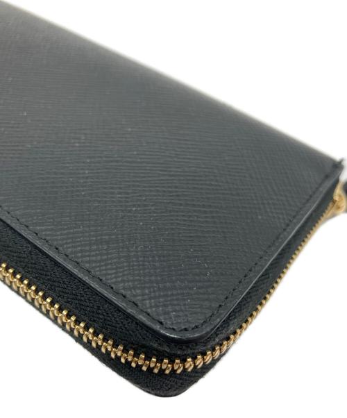 SMYTHSON（スマイソン）SMYTHSON (スマイソン) Panamaレザージップパース L ブラックの古着・服飾アイテム