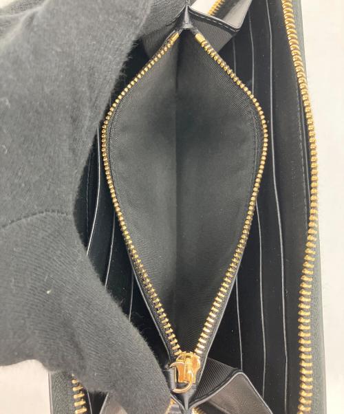 SMYTHSON（スマイソン）SMYTHSON (スマイソン) Panamaレザージップパース L ブラックの古着・服飾アイテム
