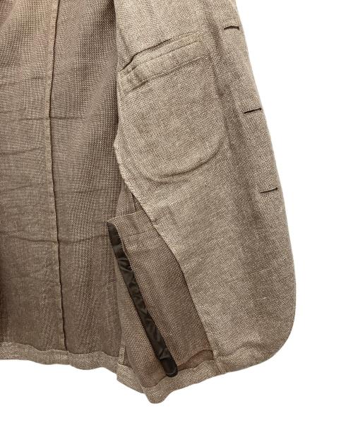 BOGLIOLI（ボリオリ）BOGLIOLI (ボリオリ) コットンリネンテーラードジャケット ブラウン サイズ:48の古着・服飾アイテム