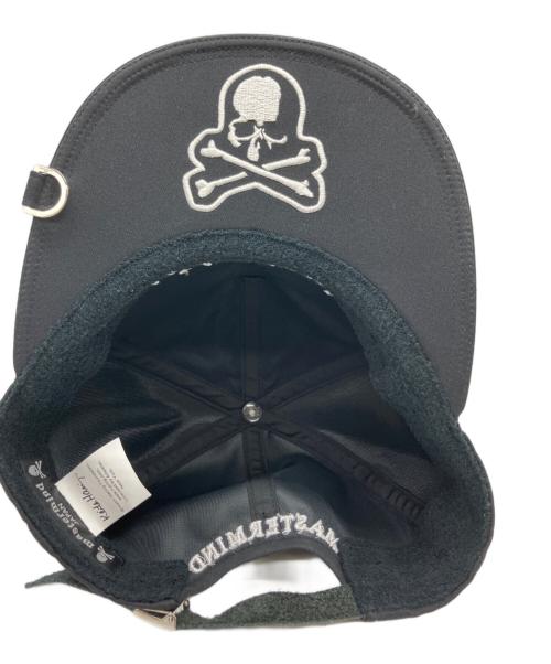 Mastermind JAPAN（マスターマインド ジャパン）Mastermind JAPAN (マスターマインド ジャパン) Keith Haring (キースヘリング) ロゴスカル刺繍6パネルキャップ ブラック サイズ:FREEの古着・服飾アイテム