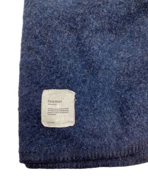 loomer（ルーマー）loomer (ルーマー) ブランケットポンチョ ネイビー サイズ:表記無しの古着・服飾アイテム