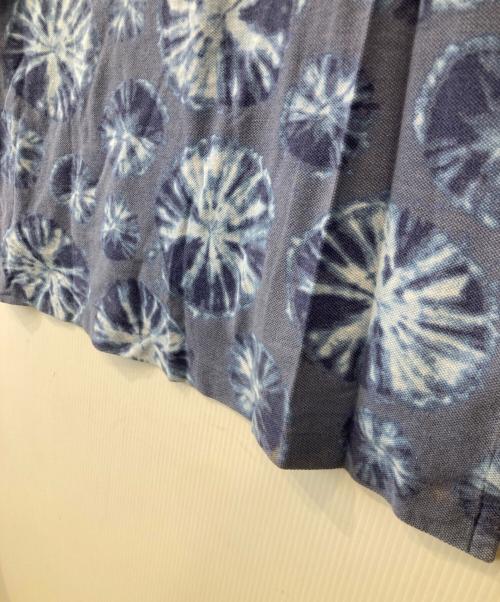 POLO RALPH LAUREN（ポロ・ラルフローレン）POLO RALPH LAUREN (ポロ・ラルフローレン) 総柄ポロシャツ ブルー サイズ:Mの古着・服飾アイテム