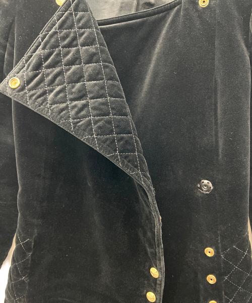 BALMAIN（バルマン）BALMAIN (バルマン) ベロアコート ブラック サイズ:34の古着・服飾アイテム