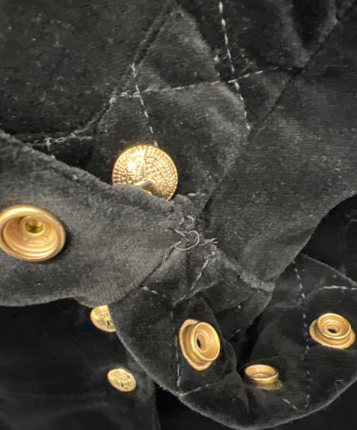 BALMAIN（バルマン）BALMAIN (バルマン) ベロアコート ブラック サイズ:34の古着・服飾アイテム