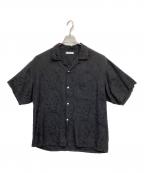 flagstuffフラグスタフ）の古着「ORIGINAL PAISLEY S/S SHIRTS」｜ブラック