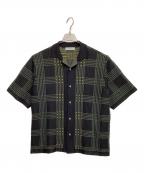 WRAPINKNOTラッピンノット）の古着「KNIT S/S SHIRT」｜ブラック