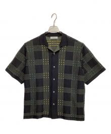 WRAPINKNOT（ラッピンノット）の古着「KNIT S/S SHIRT」｜ブラック