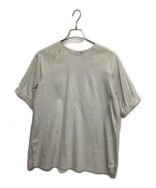theory luxe（セオリーリュクス）の古着「リネン混ブラウス Crisp Linen Berenice」｜グレー