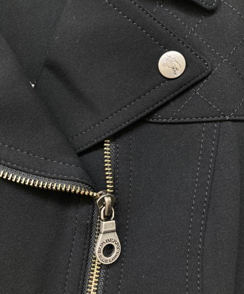 BURBERRY BLUE LABEL（バーバリーロンドンブルーレーベル）BURBERRY BLUE LABEL (バーバリーロンドンブルーレーベル) フレンチスリーブダブルワンピース ブラック サイズ:38の古着・服飾アイテム