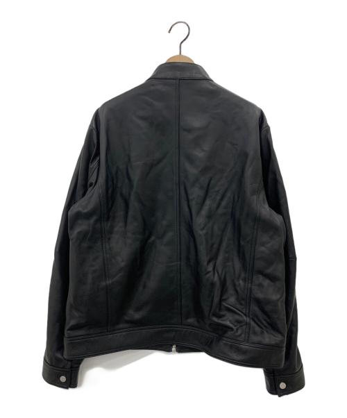 ARMA（アーマ）ARMA (アーマ) シングルライダースジャケット ブラック サイズ:52の古着・服飾アイテム
