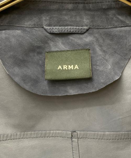 ARMA（アーマ）ARMA (アーマ) シャツジャケット ブルー サイズ:50の古着・服飾アイテム