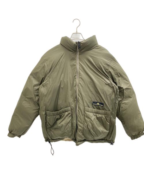 OGAWA（オガワ）OGAWA (オガワ) リバーシブルダウンジャケット ベージュ×カーキ サイズ:SIZE Lの古着・服飾アイテム