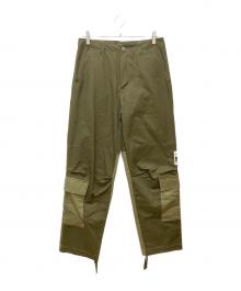 NOMANUAL（ノーマニュアル）の古着「カーゴパンツ」｜オリーブ