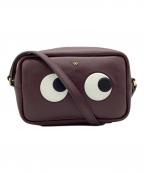 ANYA HINDMARCHアニヤ・ハインドマーチ）の古着「Crossbody Mini Eyes Right in Circus」｜ブラウン
