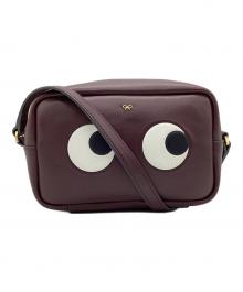 ANYA HINDMARCH（アニヤ・ハインドマーチ）の古着「Crossbody Mini Eyes Right in Circus」｜ブラウン