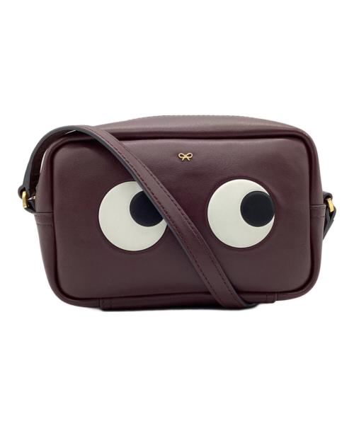 ANYA HINDMARCH（アニヤ・ハインドマーチ）ANYA HINDMARCH (アニヤハインドマーチ) Crossbody Mini Eyes Right in Circus ブラウンの古着・服飾アイテム
