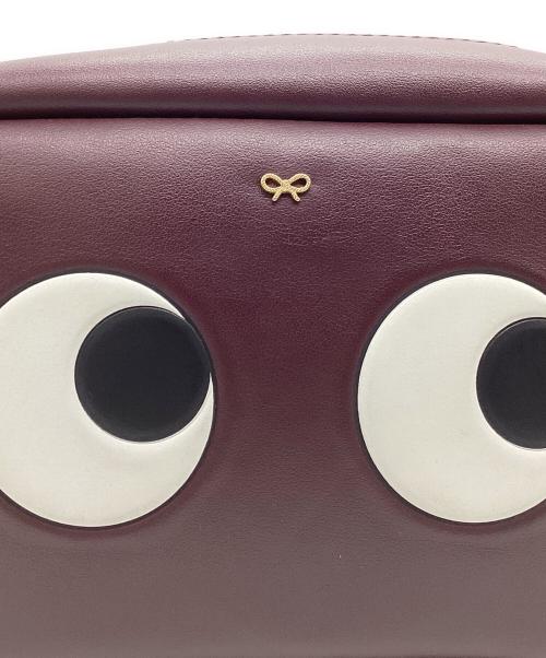 ANYA HINDMARCH（アニヤ・ハインドマーチ）ANYA HINDMARCH (アニヤハインドマーチ) Crossbody Mini Eyes Right in Circus ブラウンの古着・服飾アイテム