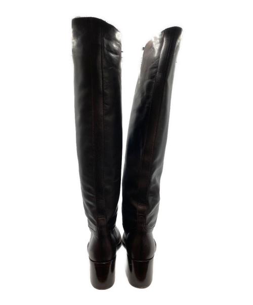 HERMES（エルメス）HERMES (エルメス) ロングブーツ ブラウン サイズ:35の古着・服飾アイテム