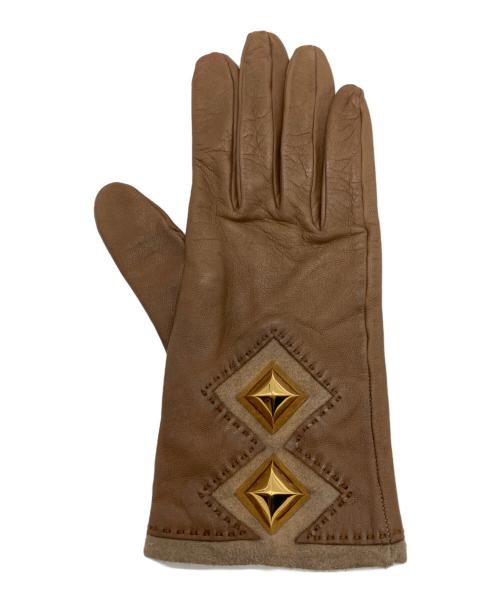 HERMES（エルメス）HERMES (エルメス) レザーグローブの古着・服飾アイテム