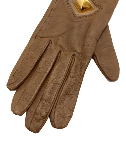 HERMES（エルメス）HERMES (エルメス) レザーグローブの古着・服飾アイテム