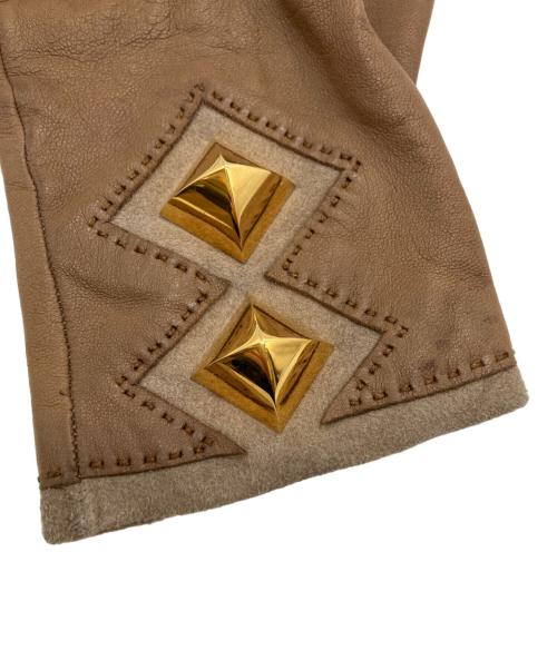 HERMES（エルメス）HERMES (エルメス) レザーグローブの古着・服飾アイテム
