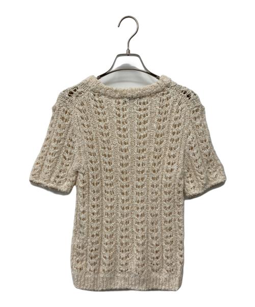 LE（エルイー）le (エルイー) MARY CROCHET KNIT プルオーバー アイボリー サイズ:表記無しの古着・服飾アイテム