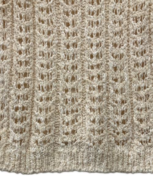 LE（エルイー）le (エルイー) MARY CROCHET KNIT プルオーバー アイボリー サイズ:表記無しの古着・服飾アイテム
