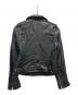 allureville (アルアバイル) ラムレザーライダース ブラック サイズ:M：3480円