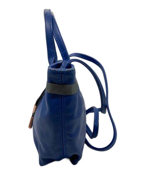 repetto（レペット）repetto (レペット) 2WAYショルダーバッグ ブルーの古着・服飾アイテム
