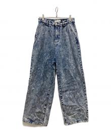 ADRER（アドラー）の古着「ヴィンテージメイクワイドテーパードデニム」｜インディゴ