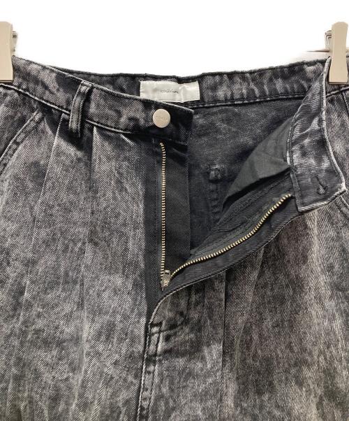ADRER（アドラー）ADRER (アドラー) ヴィンテージメイクワイドテーパードデニム ブラック サイズ:Sの古着・服飾アイテム