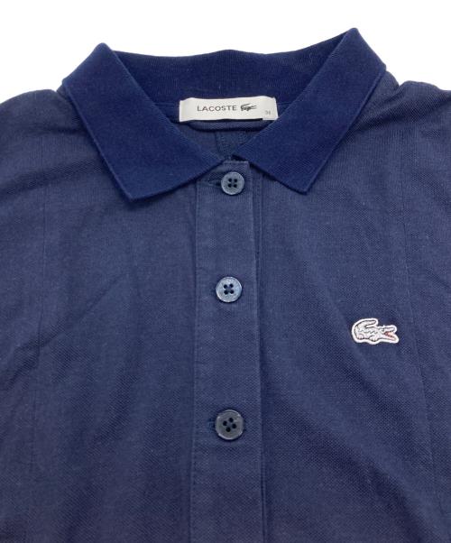 LACOSTE（ラコステ）LACOSTE (ラコステ) ノースリーブポロシャツワンピース ネイビー サイズ:38の古着・服飾アイテム