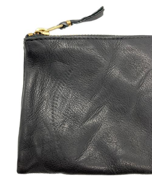 COMME des GARCONS（コムデギャルソン）COMME des GARCONS (コムデギャルソン) WASHED WALLET ブラックの古着・服飾アイテム
