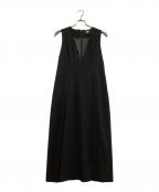 FRAY IDフレイ アイディー）の古着「V neck Dress」｜ブラック