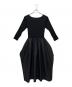 ESTNATION（エストネーション）の古着「ニットドッキングワンピース」｜ブラック
