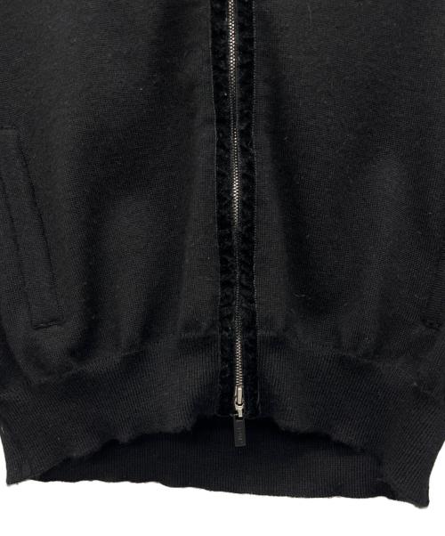 FOXEY（フォクシー）FOXEY (フォクシー) FOXファー付ニットパーカー ブラック サイズ:38の古着・服飾アイテム