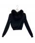 FOXEY (フォクシー) FOXファー付ニットパーカー ブラック サイズ:38：35000円