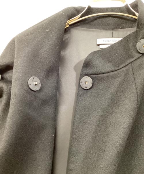 FOXEY NEWYORK（フォクシーニューヨーク）FOXEY NEWYORK (フォクシーニューヨーク) ノースリーブコート ブラック サイズ:38の古着・服飾アイテム
