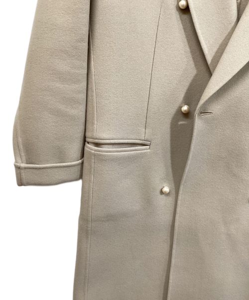 MADISON BLUE（マディソンブルー）MADISON BLUE (マディソンブルー) パールチェスターコート ベージュ サイズ:1の古着・服飾アイテム