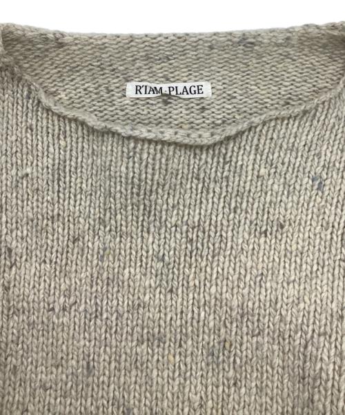 RIAM-PLAGE（リアムプラージュ）RIAM-PLAGE (リアムプラージュ) Nepyarn プルオーバー ベージュ サイズ:SIZE Freeの古着・服飾アイテム