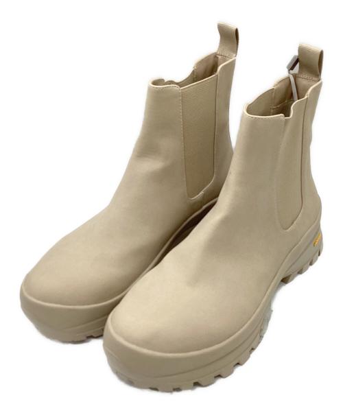 Snidel（スナイデル）Snidel (スナイデル) Vibramサイドゴアブーツ ベージュ サイズ:Lの古着・服飾アイテム