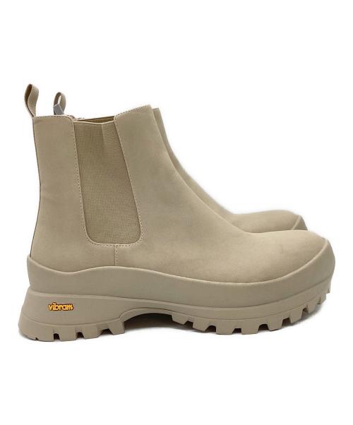 Snidel（スナイデル）Snidel (スナイデル) Vibramサイドゴアブーツ ベージュ サイズ:Lの古着・服飾アイテム