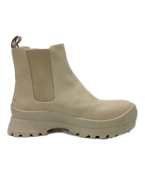 Snidel（スナイデル）Snidel (スナイデル) Vibramサイドゴアブーツ ベージュ サイズ:Lの古着・服飾アイテム